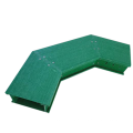 Heavy duty bend fiberglass ventilated trough cable tray